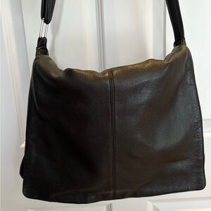 Black Leather Shoulder Bag